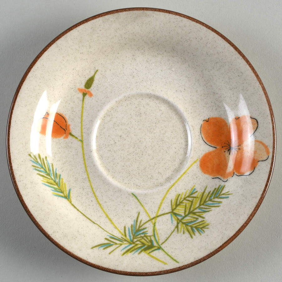 Woodland Poppy Saucer by Mikasa-1