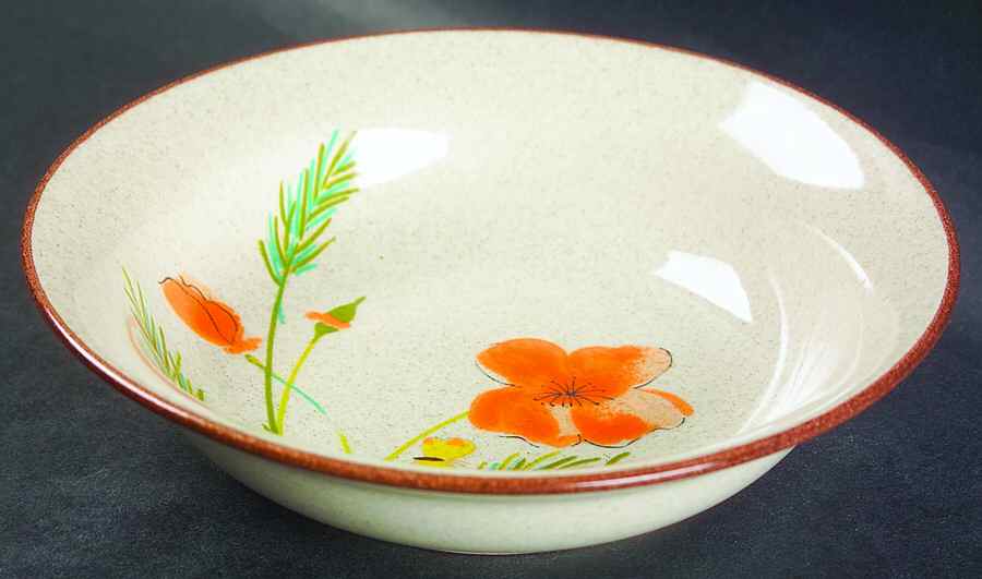 Woodland Poppy Soup/Cereal Bowl by Mikasa-1