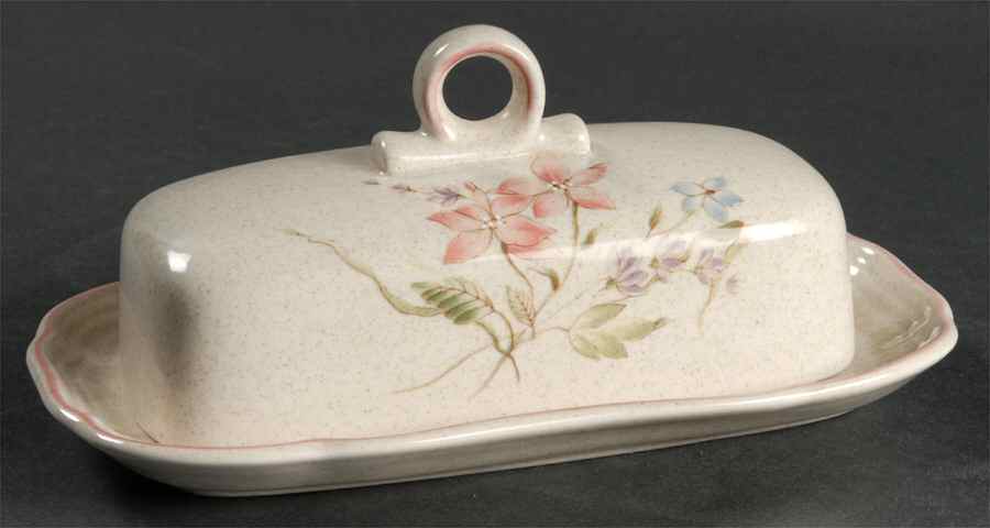Wood Violets 1/4 Lb Covered Butter by Mikasa-1