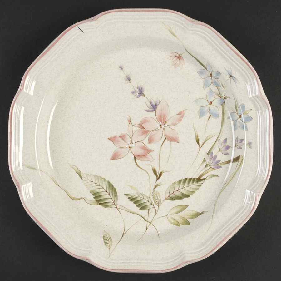Wood Violets 12" Chop Plate (Round Platter) by Mikasa-1