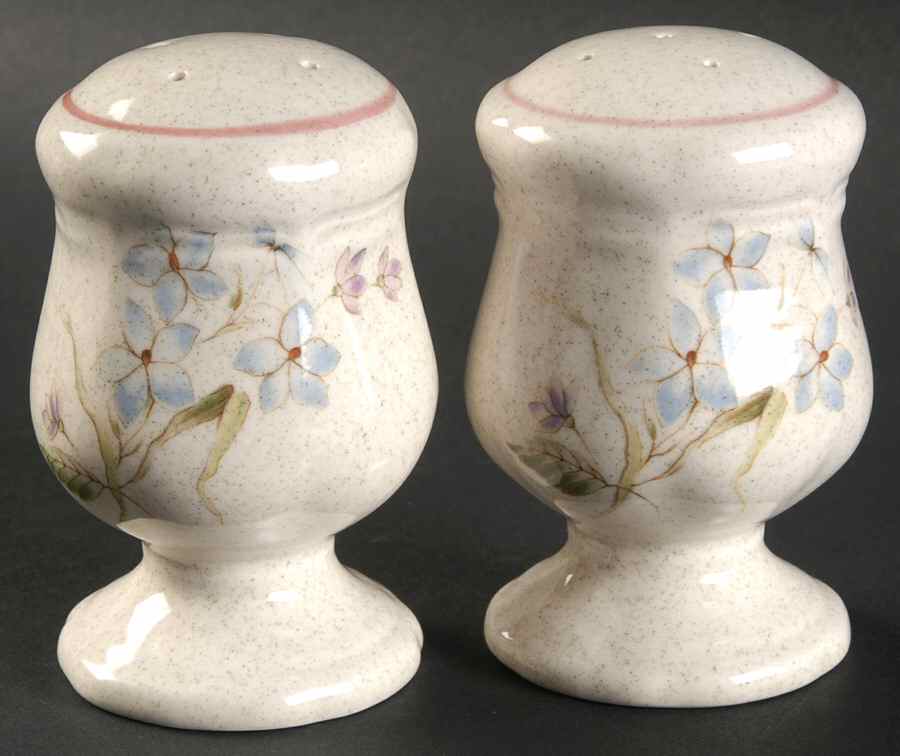 Wood Violets Salt & Pepper Set by Mikasa-1