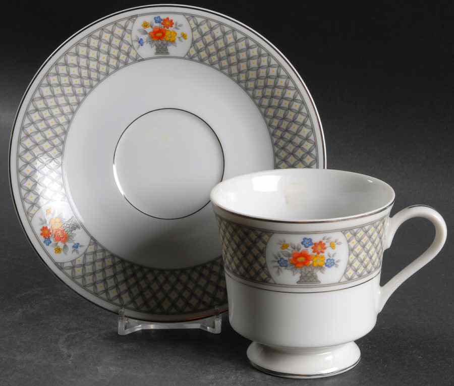 Yardley Footed Cup & Saucer Set by Mikasa-1