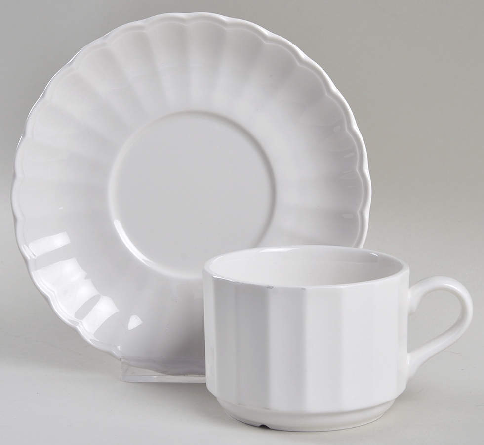 Yardley Flat Cup & Saucer Set by Mikasa-1