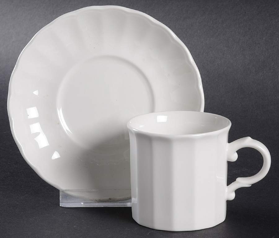 Yardley Flat Demitasse Cup & Saucer Set by Mikasa-1
