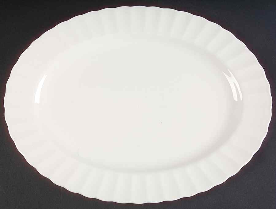 Yardley 14" Oval Serving Platter by Mikasa-1