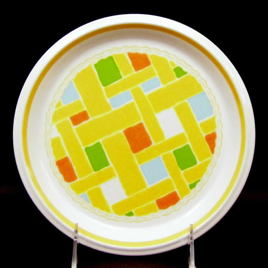 Yellow Denim Salad Plate by Mikasa-1