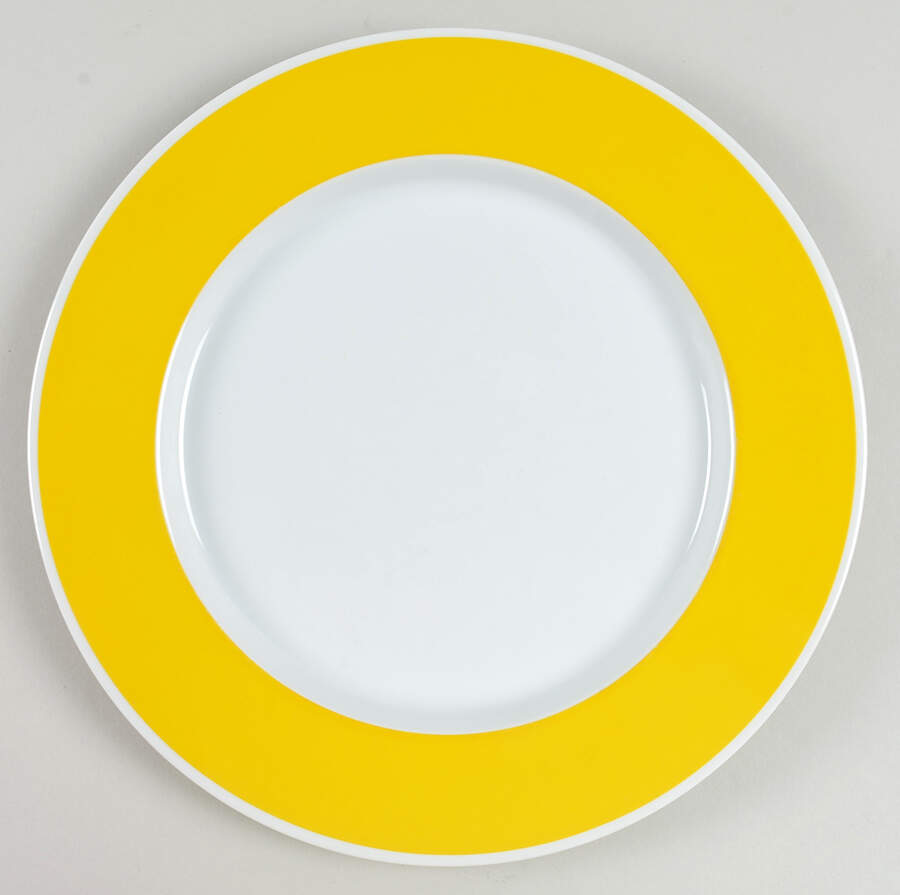 Yellow Dinner Plate by Mikasa-1