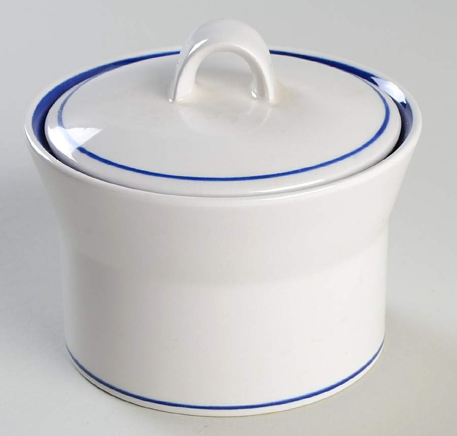 Zuider Zee Sugar Bowl & Lid by Mikasa-1