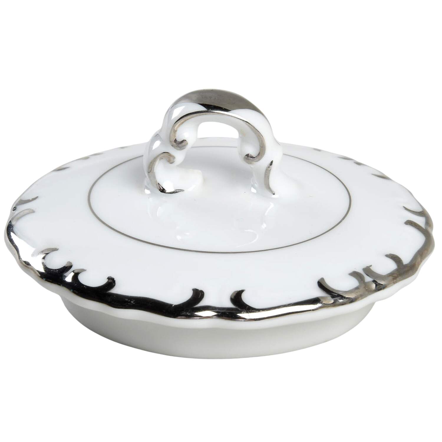 Silver Baroque Lid for Sugar Bowl by Milady-1