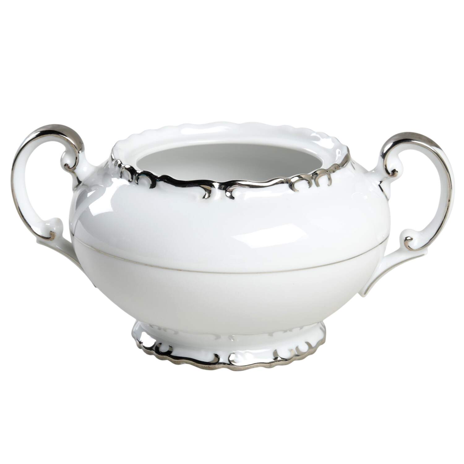 Silver Baroque Sugar Bowl No Lid by Milady-1