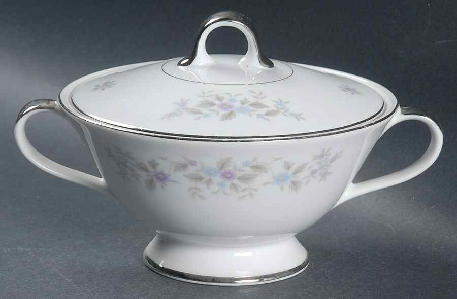 Jessamine Sugar Bowl & Lid by Mimosa-1