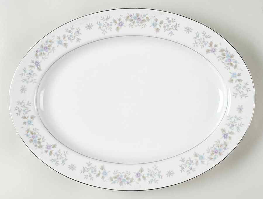 Jessamine 14" Oval Serving Platter by Mimosa-1