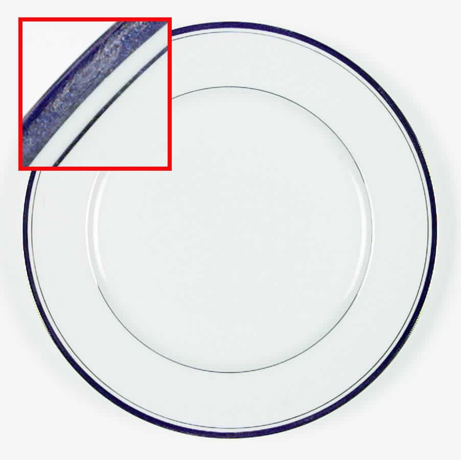 Noblesse (Platinum Trim) Dinner Plate by Mimosa-1