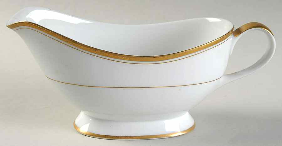 Noblesse (Gold Trim) Gravy Boat by Mimosa-1