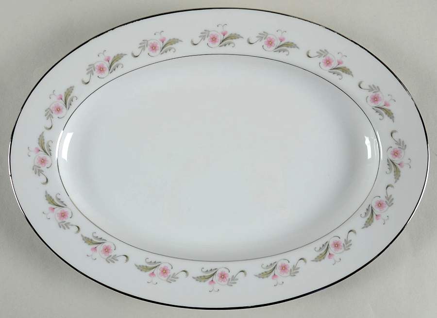Priscilla 12" Oval Serving Platter by Mimosa-1