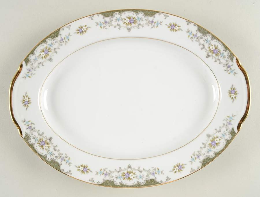 Victorienne 12" Oval Serving Platter by Mimosa-1