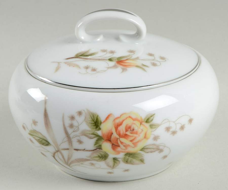 Joyce Sugar Bowl & Lid by Mino-1