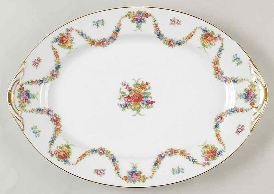 Aloha 12" Oval Serving Platter by Mikado-1