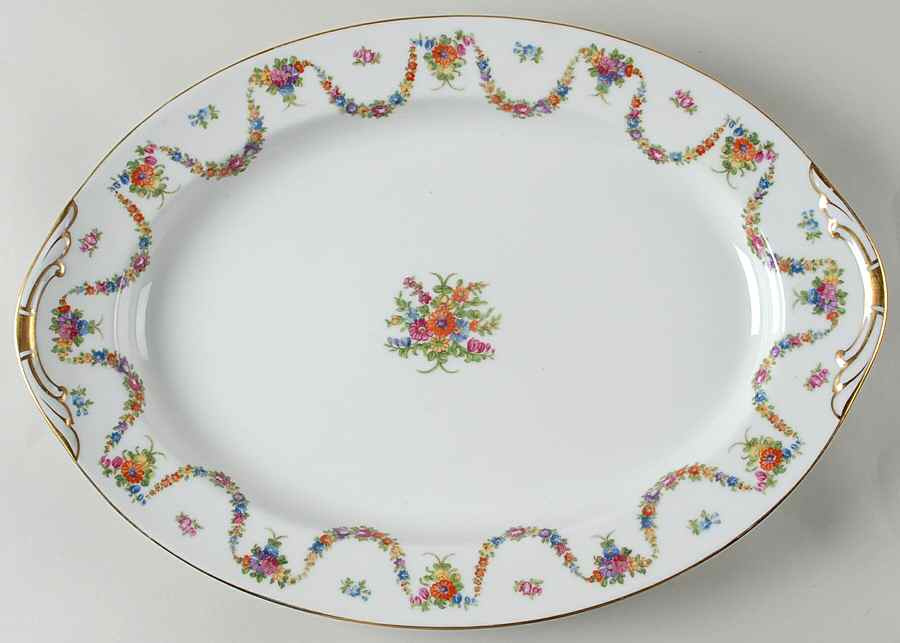 Aloha 16" Oval Serving Platter by Mikado-1
