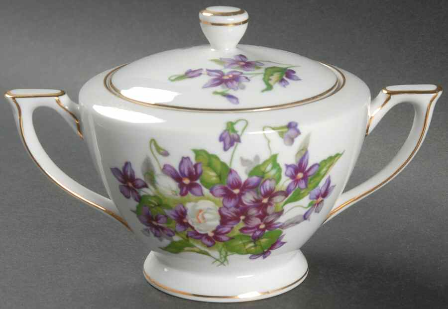 Beverly Sugar Bowl & Lid by Mikado-1