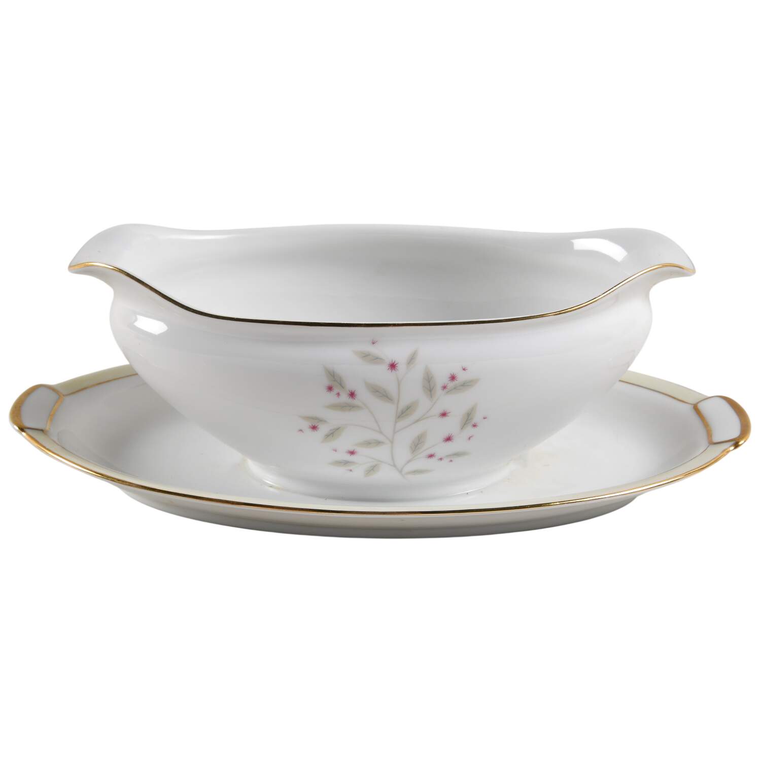 Debutante Gravy Boat with Attached Underplate by Mikado-1