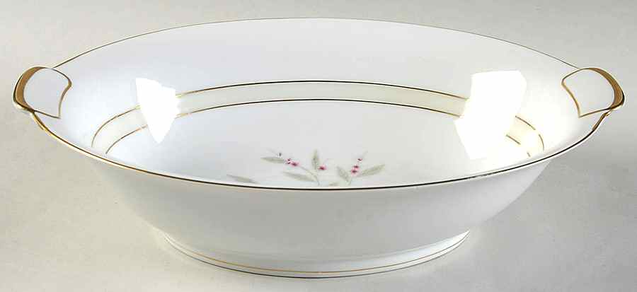 Debutante 10" Oval Vegetable Bowl by Mikado-1