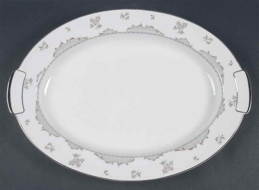 Dorchester 16" Oval Serving Platter by Mikado-1