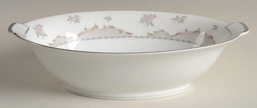Dorchester 10" Oval Vegetable Bowl by Mikado-1