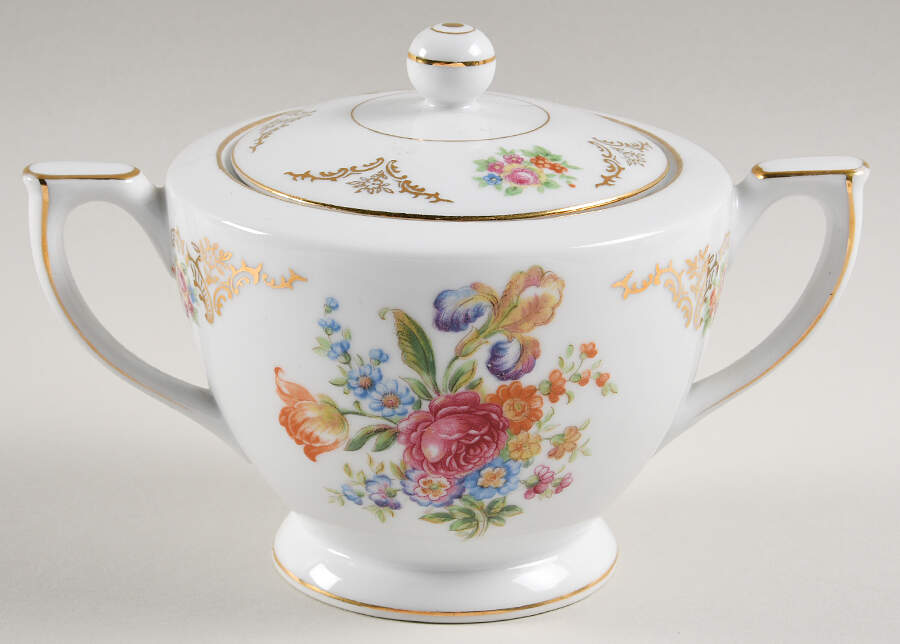 Dresden Sugar Bowl & Lid by Mikado-1