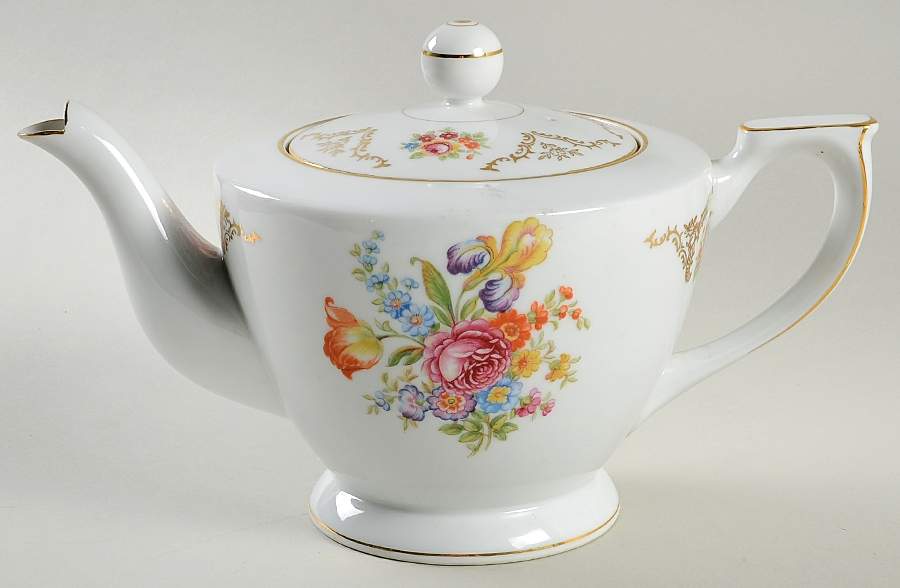 Dresden Teapot & Lid by Mikado-1