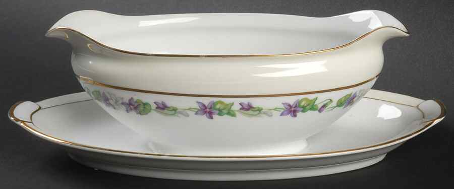 Flirtation Gravy Boat with Attached Underplate by Mikado-1