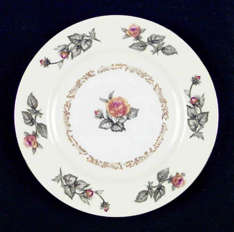 Fortune (Yellow Roses Only) Bread & Butter Plate by Mikado-1