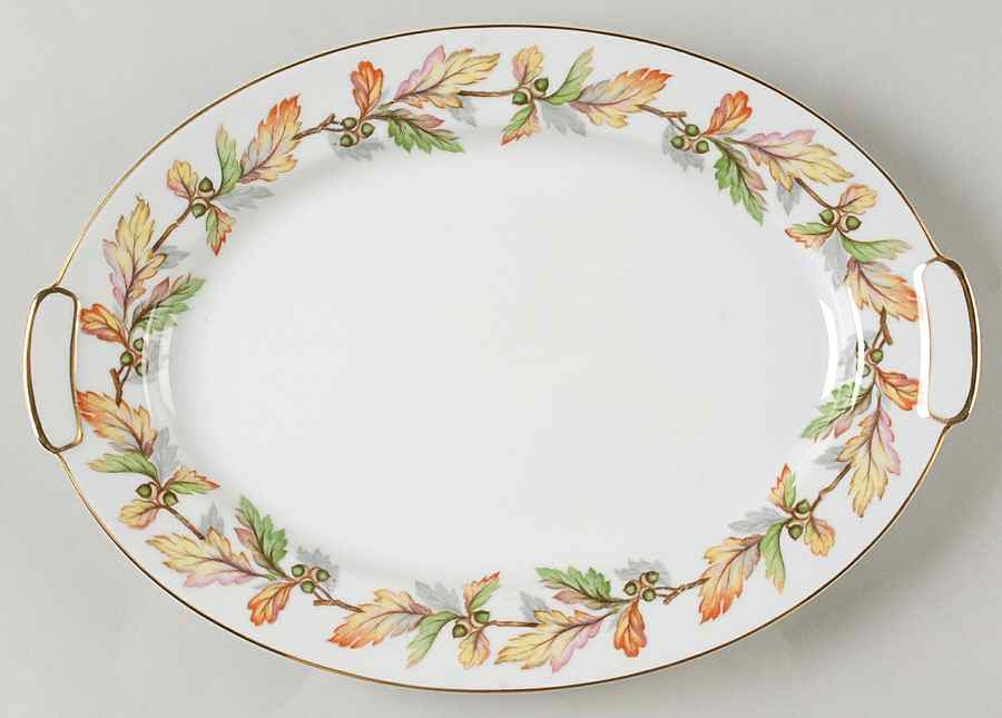 Glendale 12" Oval Serving Platter by Mikado-1