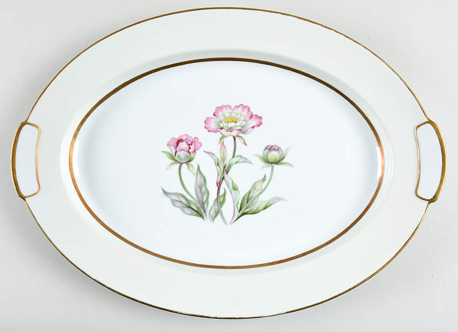 Harmony 17" Oval Serving Platter by Mikado-1