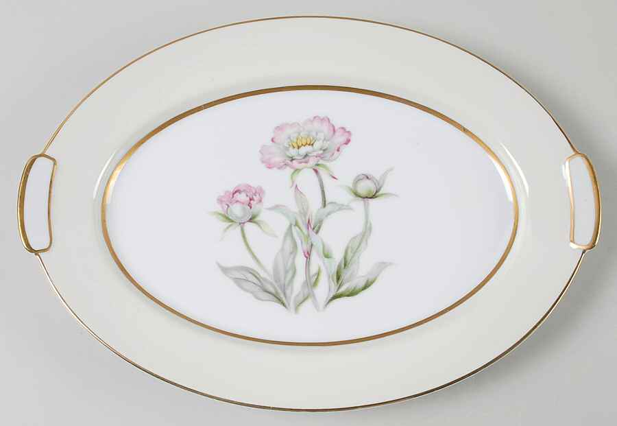 Harmony 12" Oval Serving Platter by Mikado-1