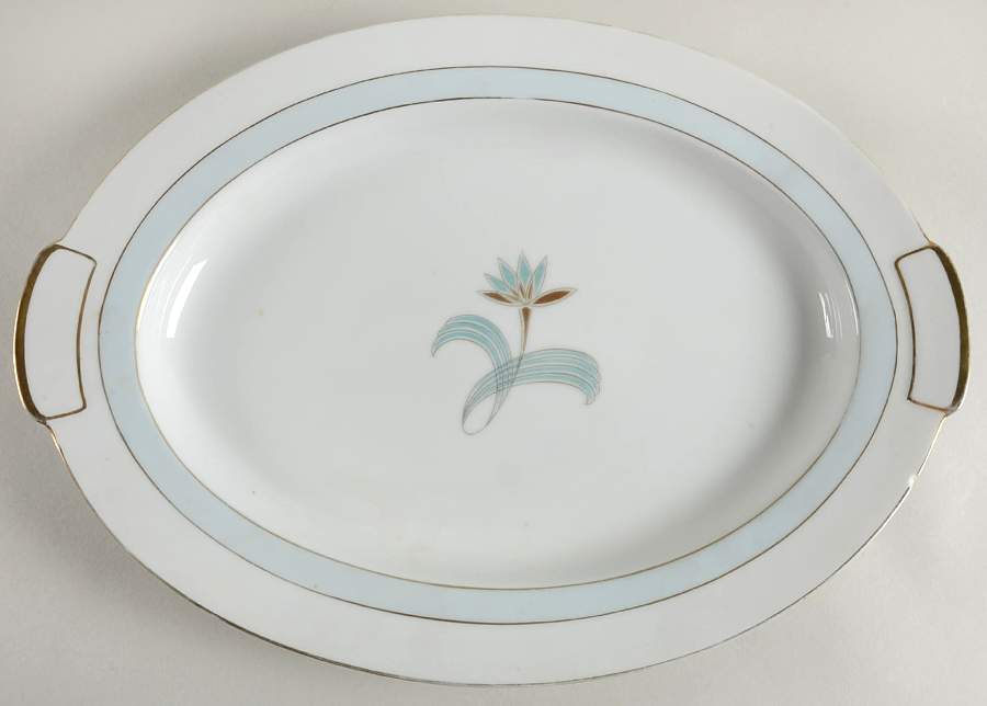 Ingrid 16" Oval Serving Platter by Mikado-1