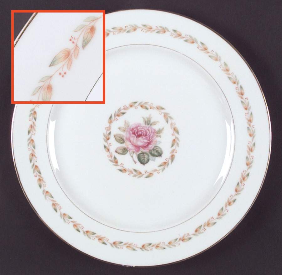 Laurel Dinner Plate by Mikado-1