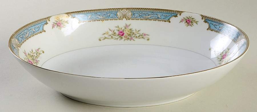 Lyric 10" Oval Vegetable Bowl by Mikado-1