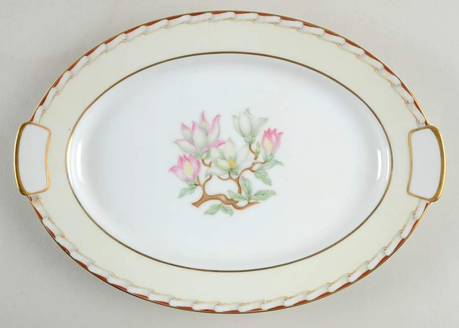 Magnolia 12" Oval Serving Platter by Mikado-1