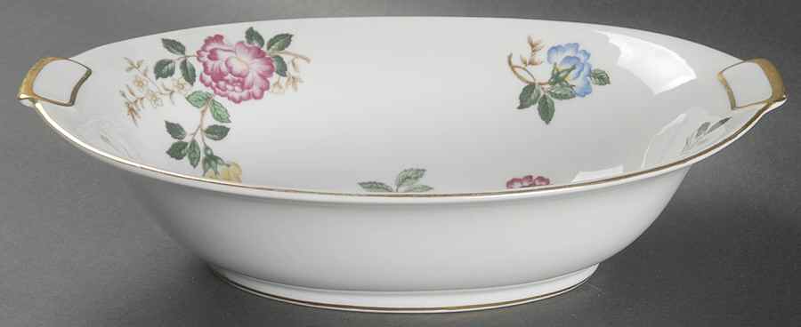 Mandalay 10" Oval Vegetable Bowl by Mikado-1