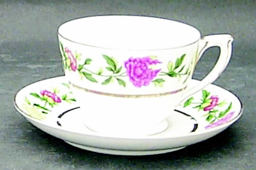 Patio Footed Cup & Saucer Set by Mikado-1