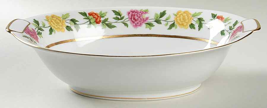 Patio 10" Oval Vegetable Bowl by Mikado-1
