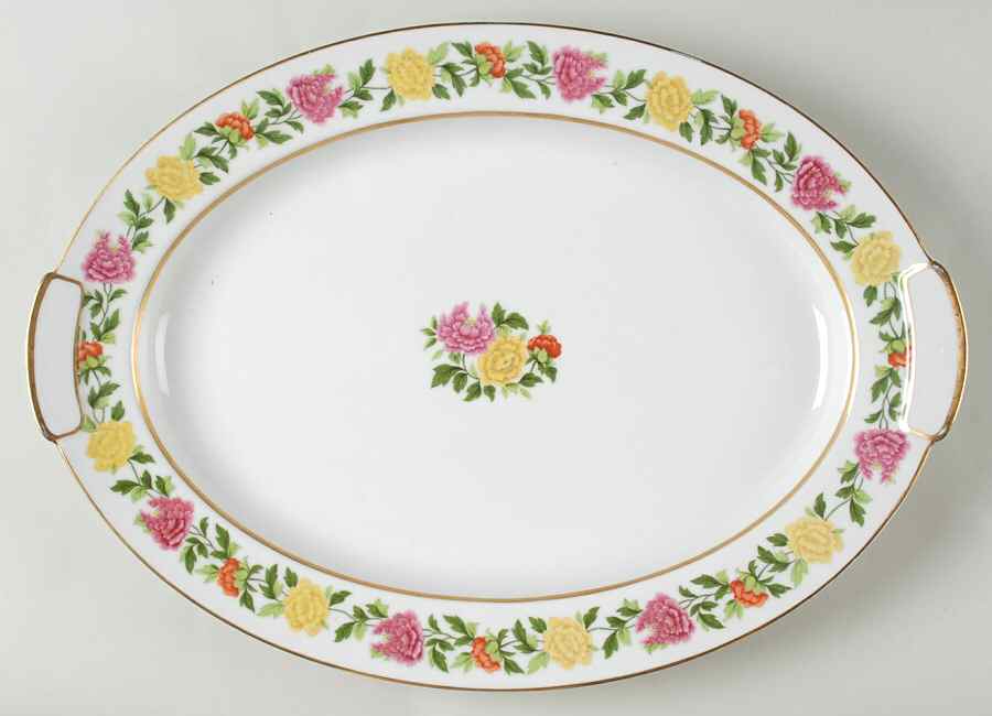 Patio 16" Oval Serving Platter by Mikado-1