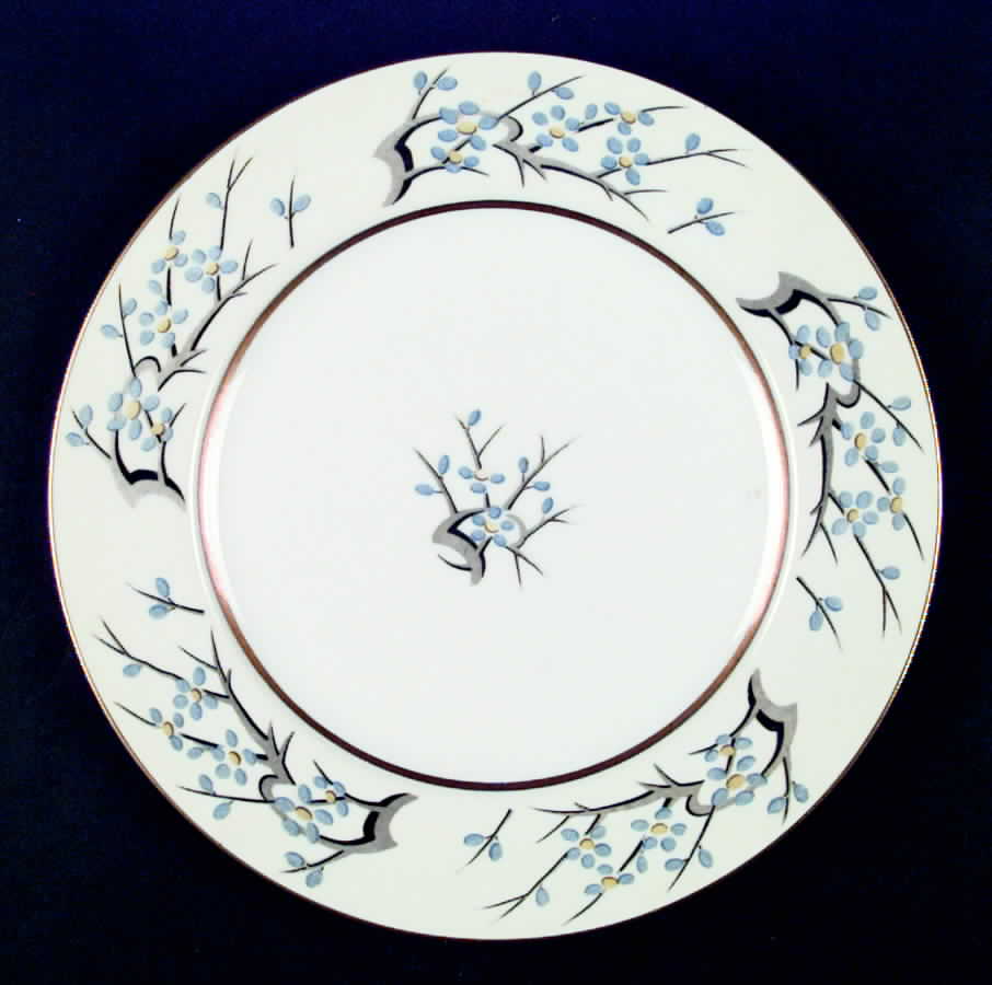 Plum Blossom Dinner Plate by Mikado-1