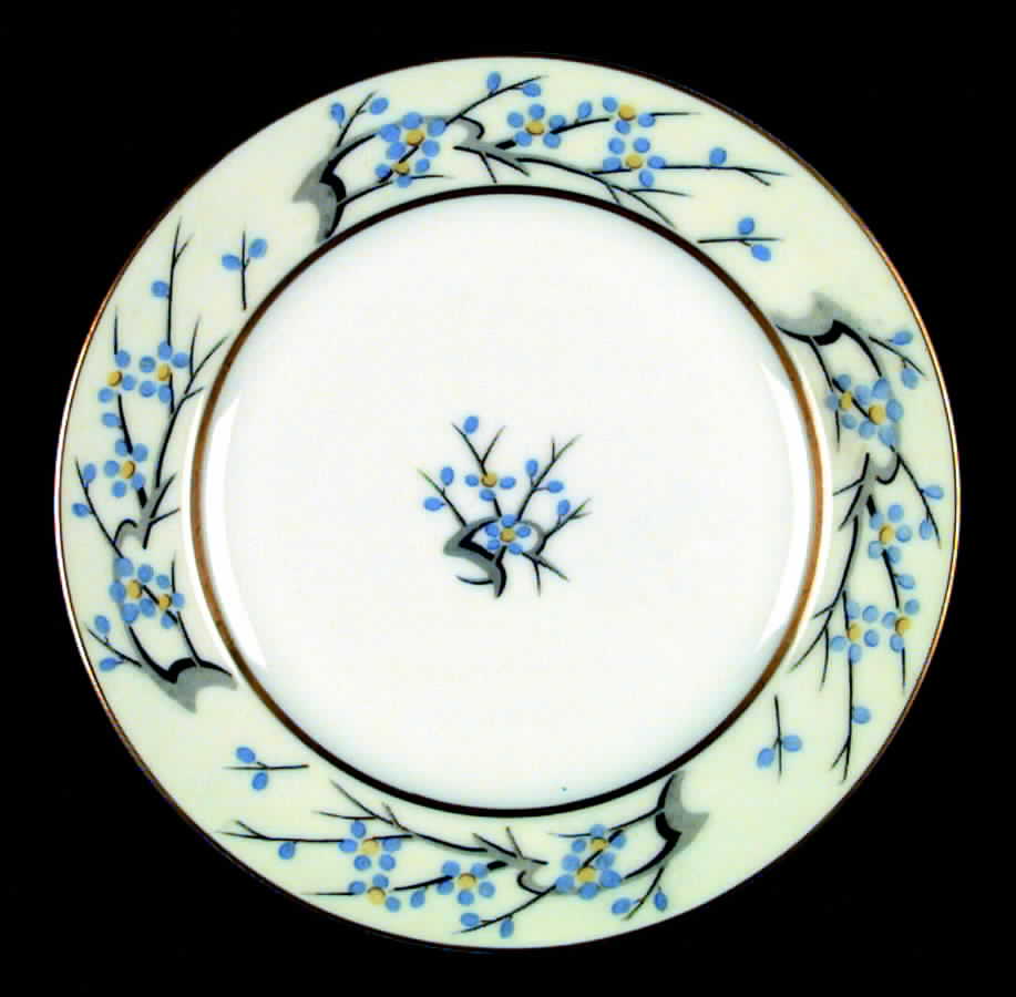 Plum Blossom Salad Plate by Mikado-1