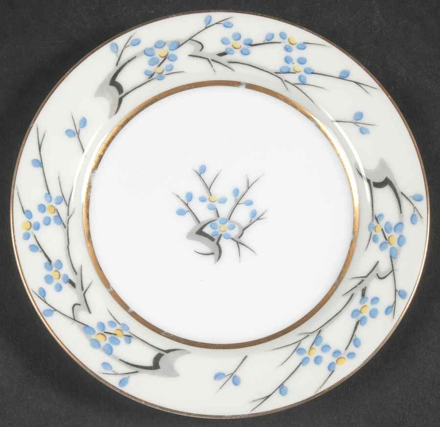 Plum Blossom Bread & Butter Plate by Mikado-1
