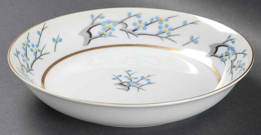 Plum Blossom Coupe Soup Bowl by Mikado-1