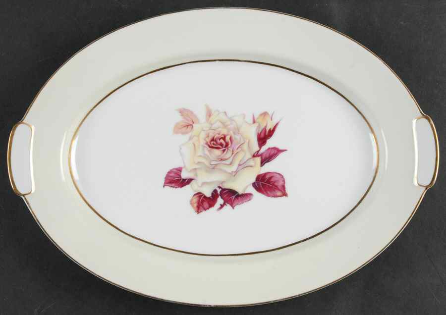 Prima Donna 12" Oval Serving Platter by Mikado-1