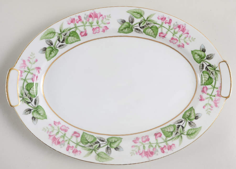 Sylvia 12" Oval Serving Platter by Mikado-1