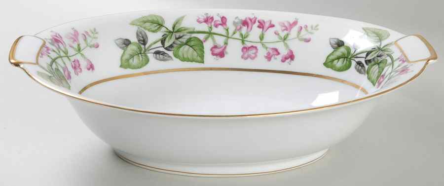 Sylvia 10" Oval Vegetable Bowl by Mikado-1
